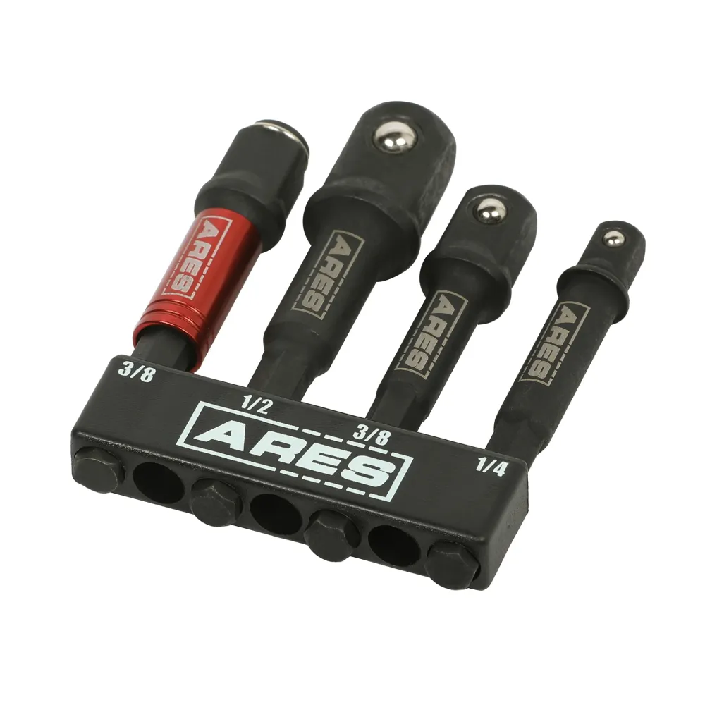 Kogelgewricht ARES 22029 - 2--1 Impact Bit and Socket Adapter Set
