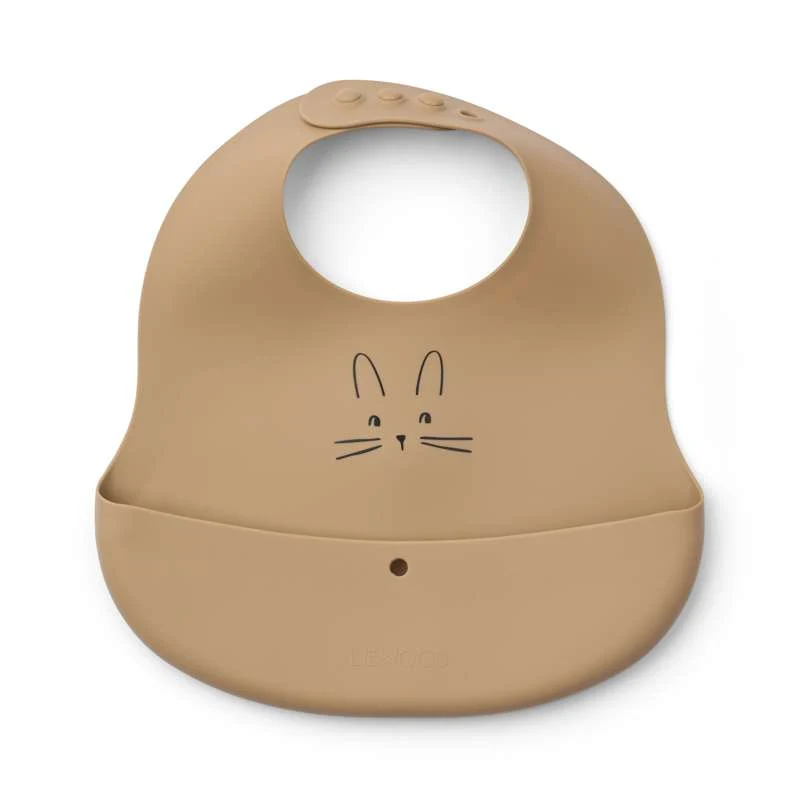 Liewood Ember Hagesmæk - 2-pak - Rabbit/Sandy/Oat met stofkap