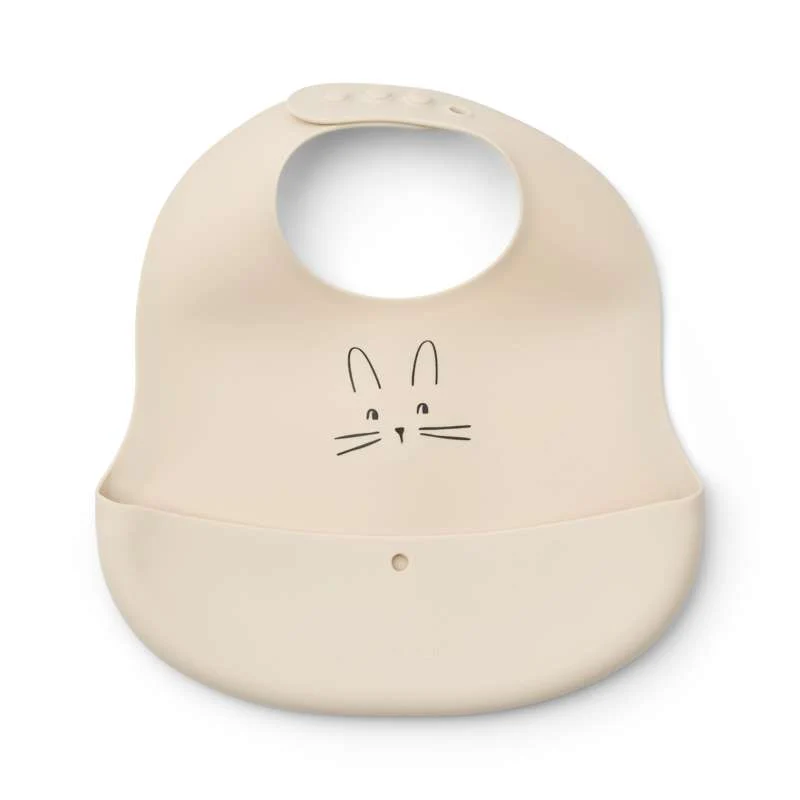 Liewood Ember Hagesmæk - 2-pak - Rabbit/Sandy/Oat met stofkap