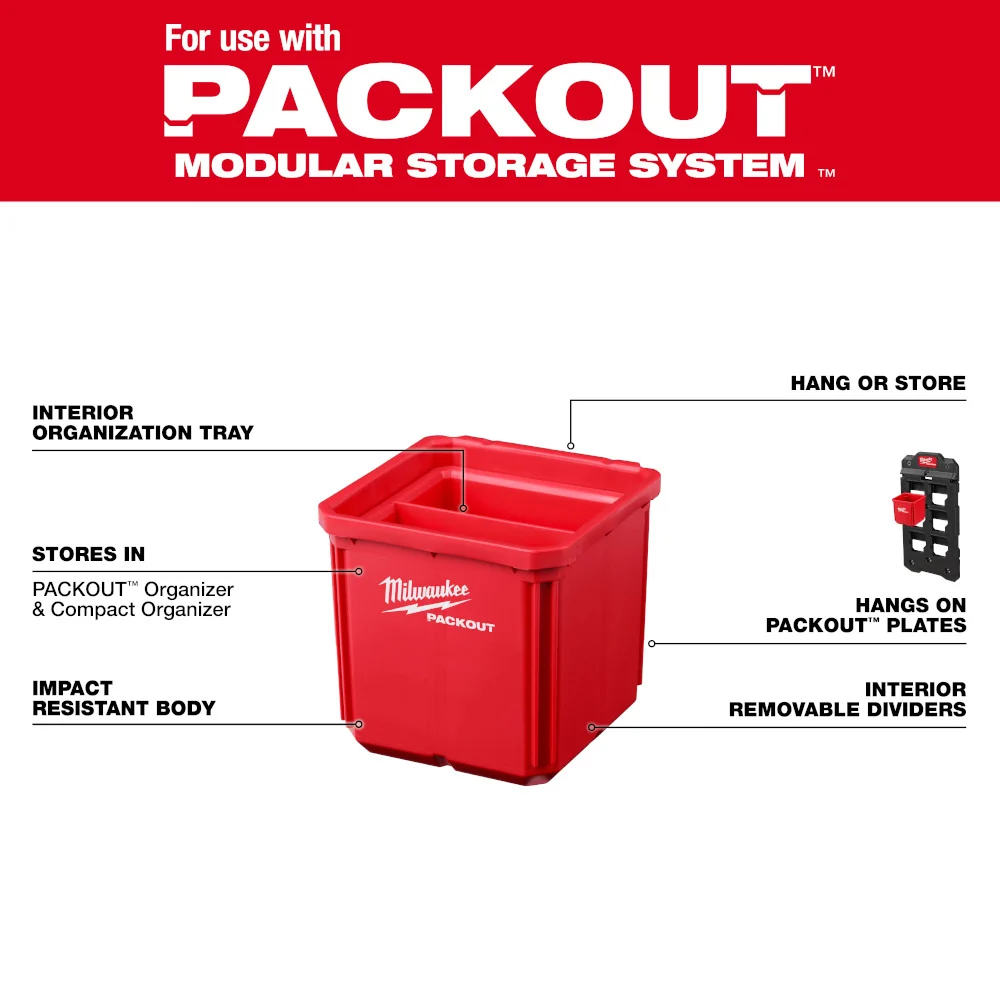 MILWAUKEE Bin Set PACKOUT™ (2 PACK)