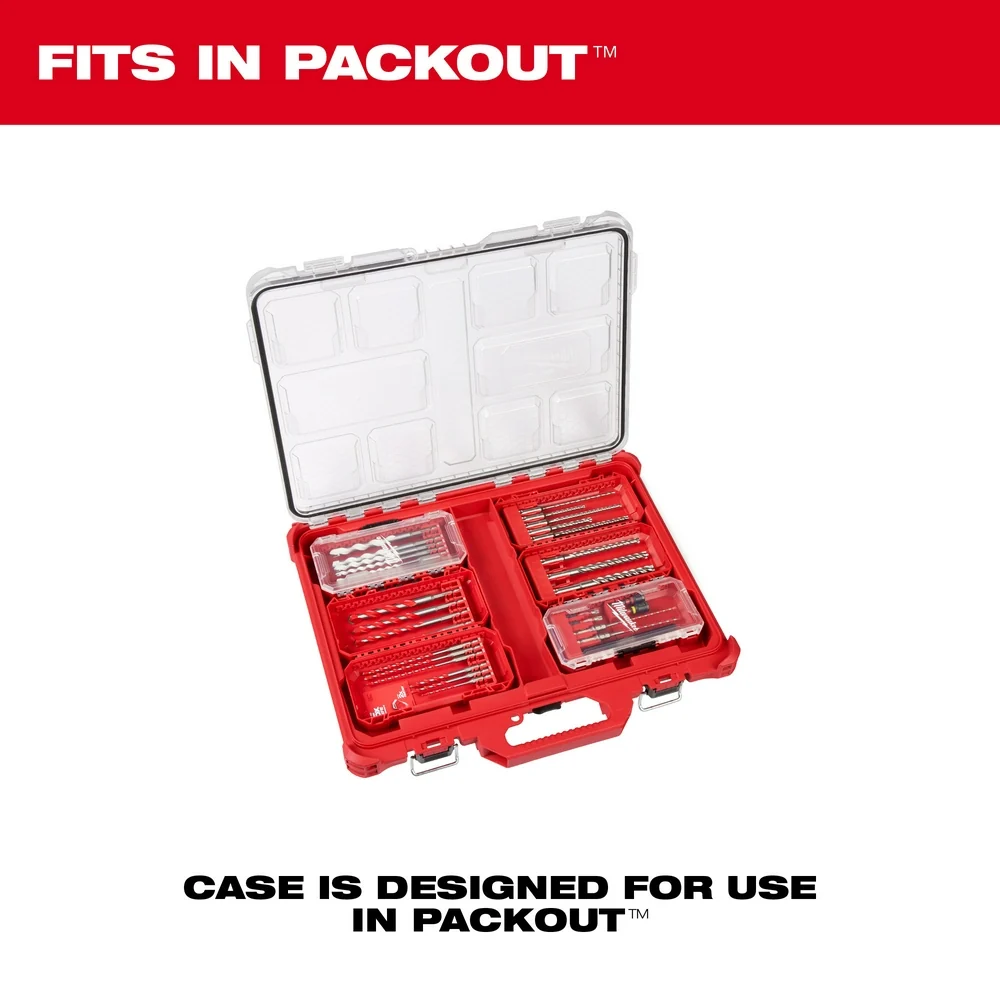 MILWAUKEE 8 PC. SDS PLUS M/2™ 2-Cutter Drill Bit Kit
