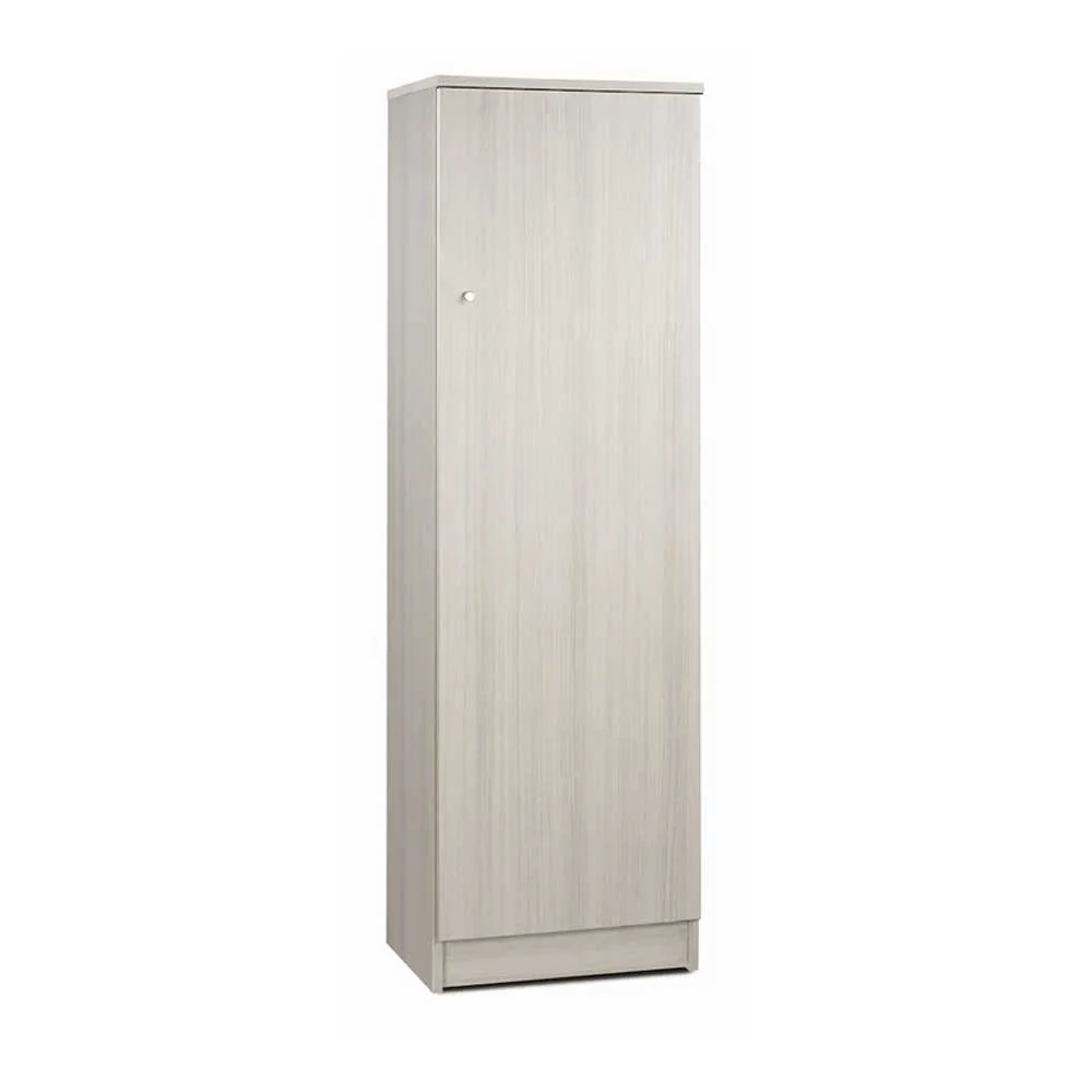 Mobile column one door opening and 2 aanpasbaar shelves eucalyptus finish Sarmog