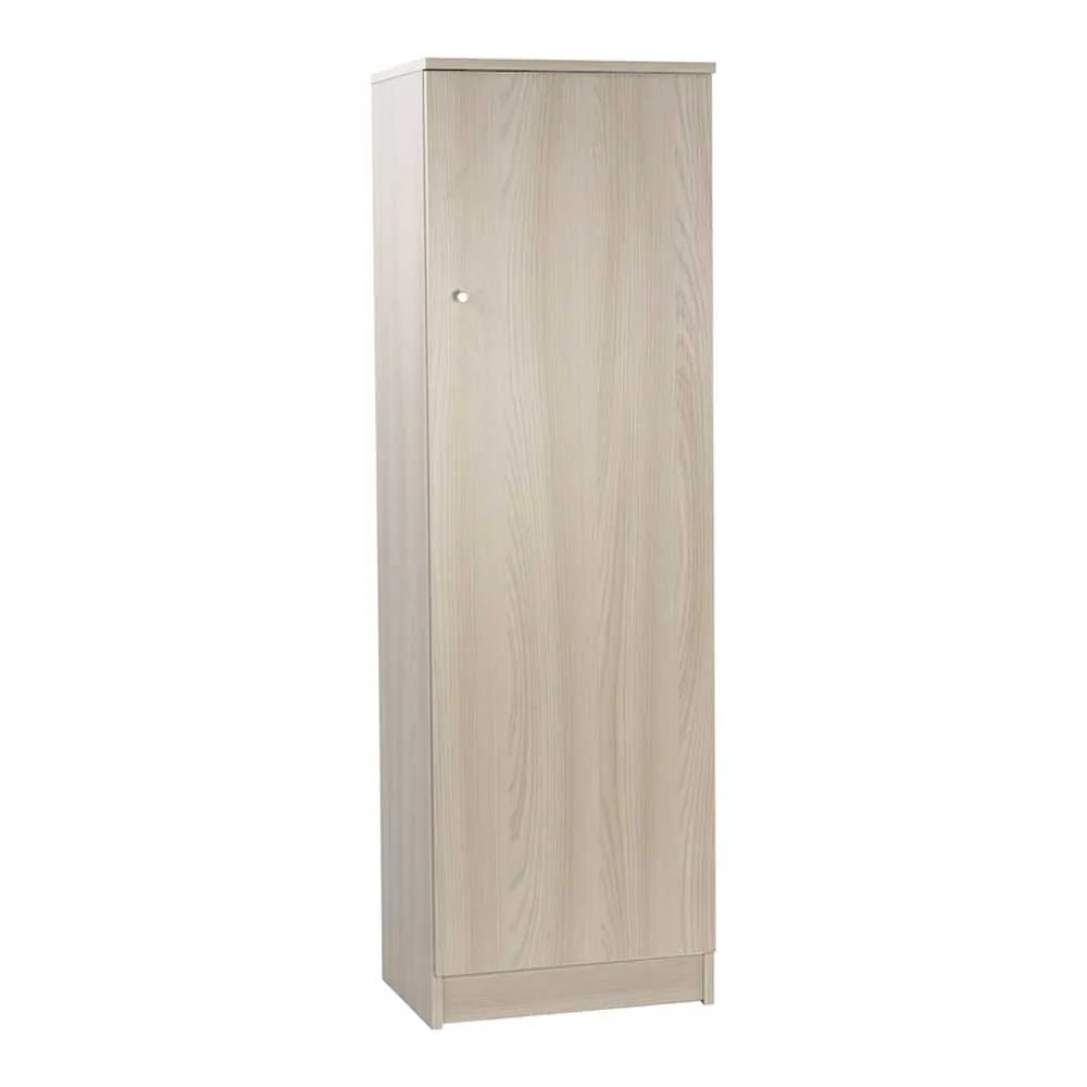 Mobile column one door opening and 2 verstelbaar shelves light elm finish Sarmog