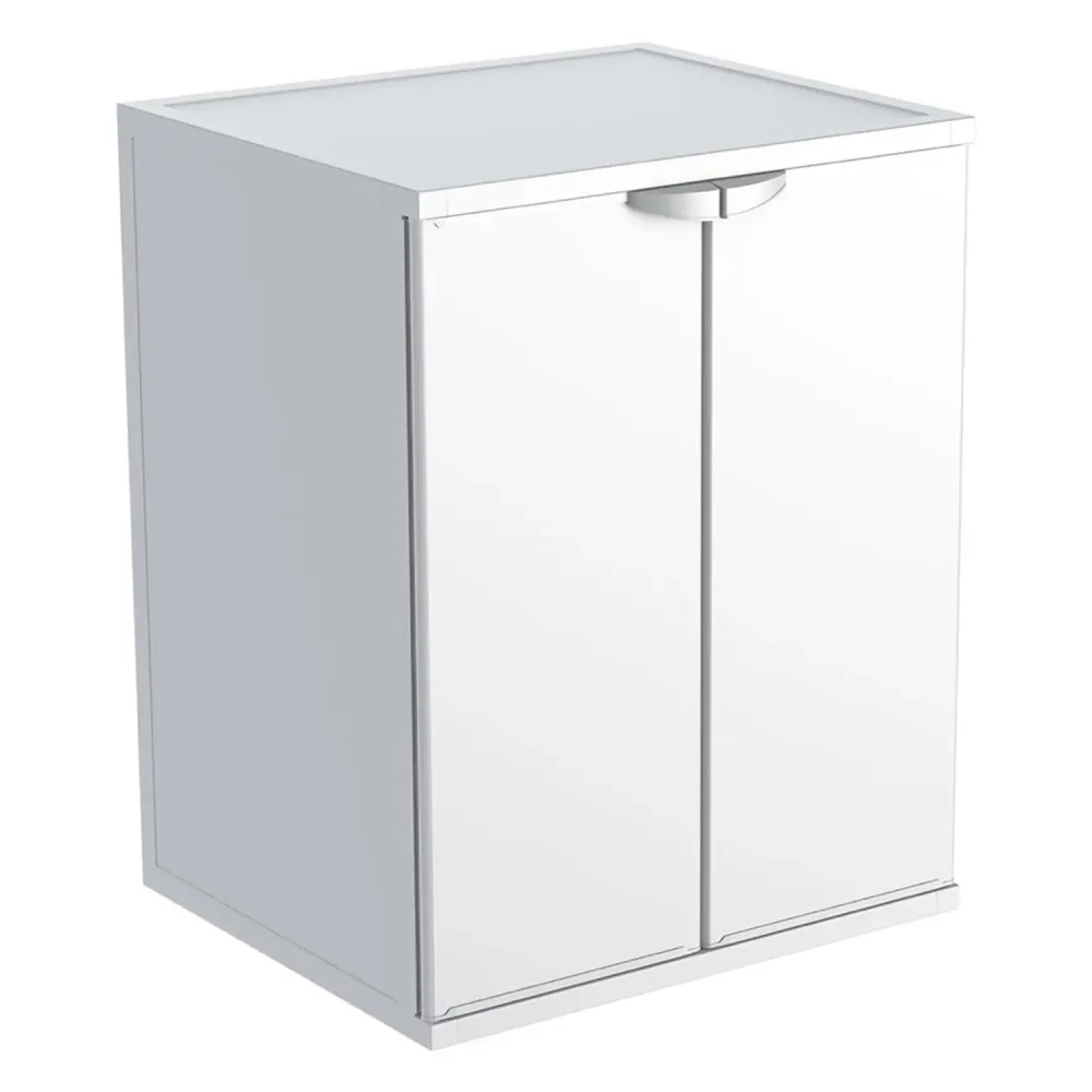 Mobile two-door washing machine cover VINYL cm 68.5 x 64.5 x 88 H