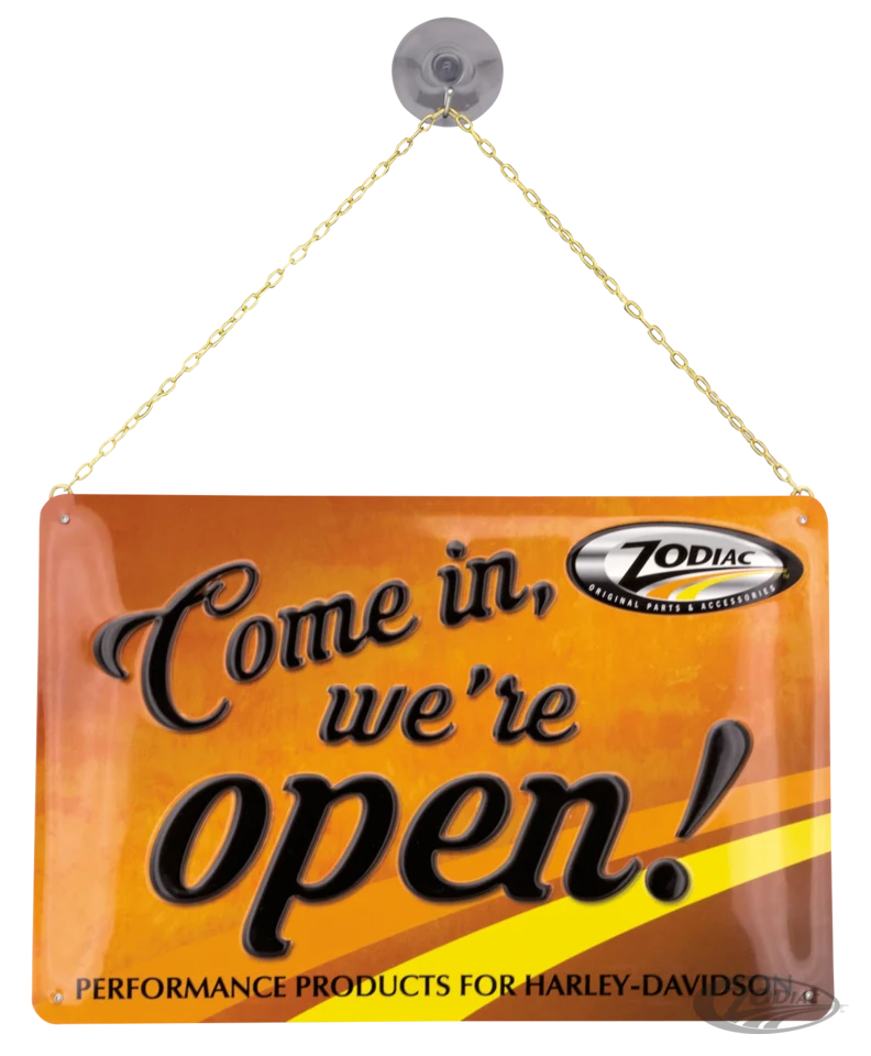Ophangingsarm Zodiac metal opening hours tweemaal sign Harley-Davidson