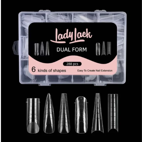 Pack Moldes Duaal Form 6 Formas Diferentes 288 piezas - Lady Lack