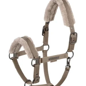 Platinum 25 Tweevoudig Pin Faux Fur Headcollar Smoky Taupe F