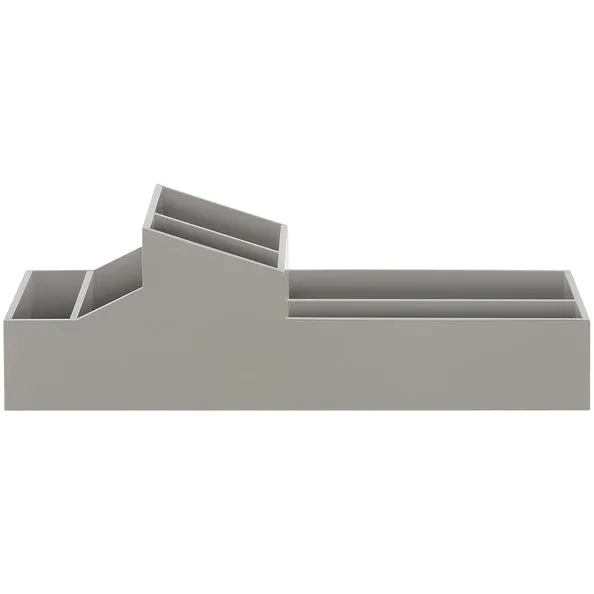 Professionele Klasse Double compartment solo storage box abs model Skyline dove color