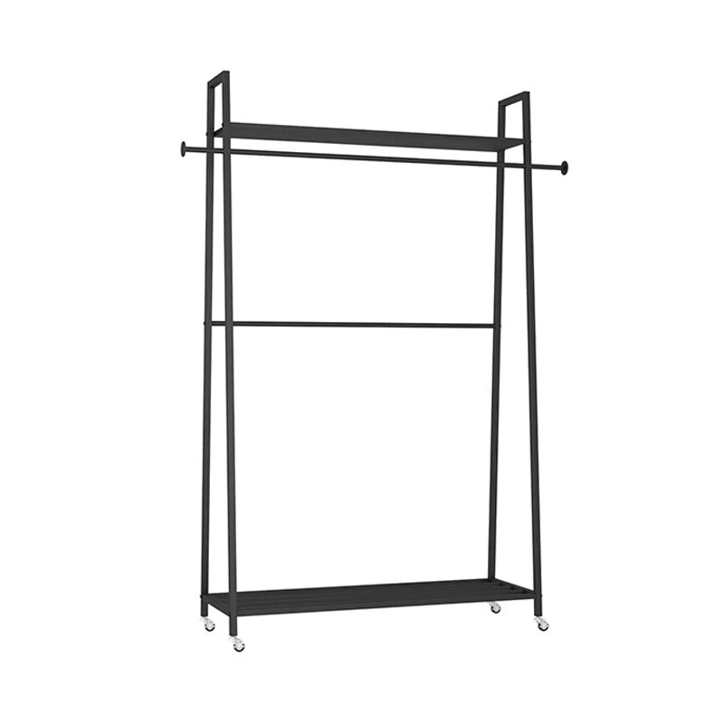 Professionele Klasse Modern Style Coat Rack Tweevoudig Shelves Free Standing Hooks Design Coat Rack 24l