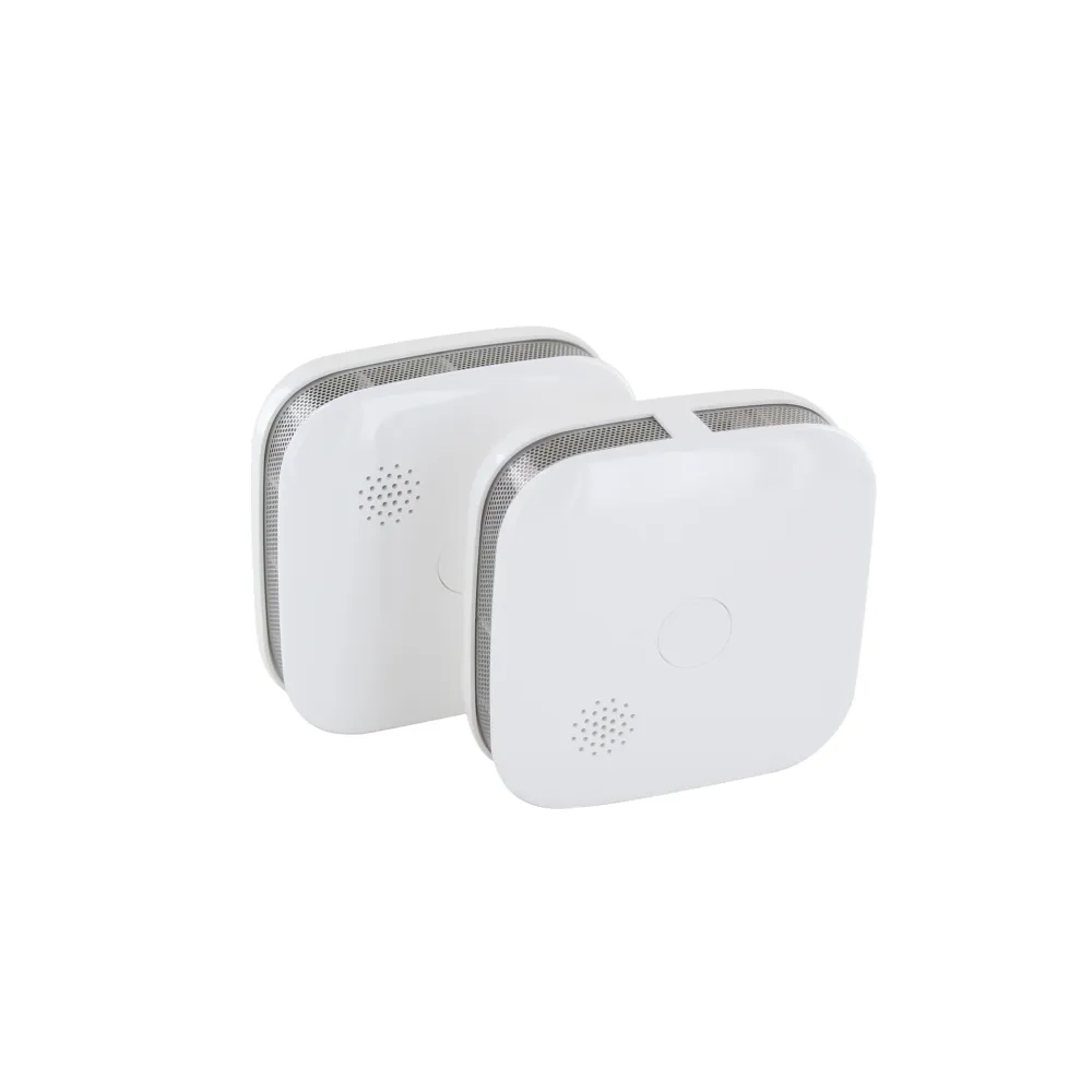 Professionele Klasse Set 2 interconnected smoke detectors 3V lithium battery - 5 years