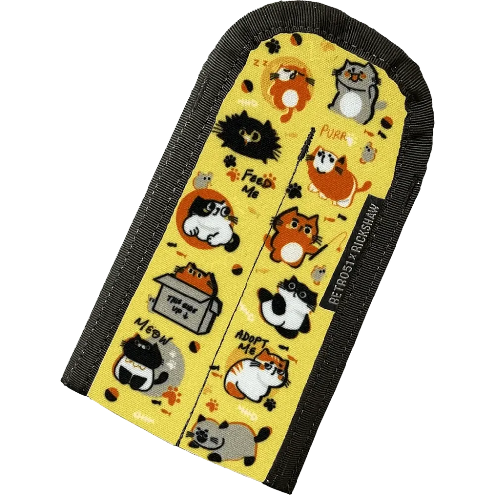 Retro 51 Rickshaw Double Pen Sleeve - Dog #5 & Cat #5
