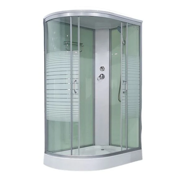Round Shower Stall Tweevoudig Sliding Shower Stall Base Kit 43l