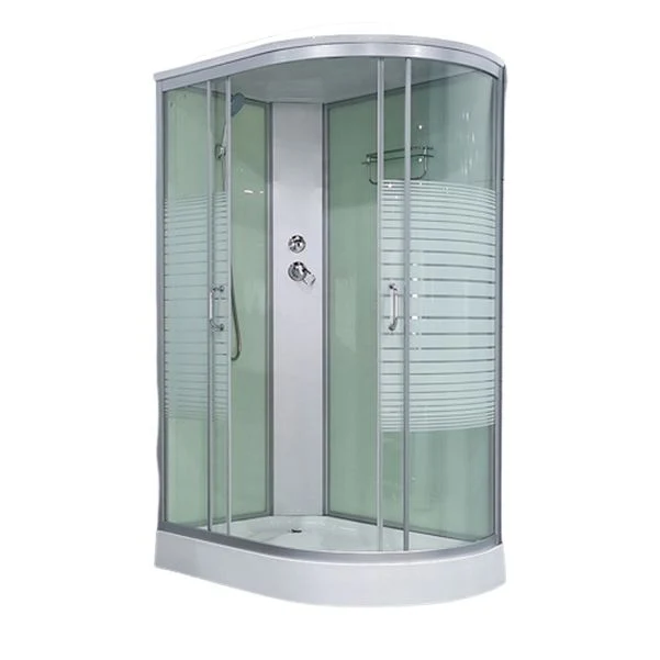 Round Shower Stall Tweevoudig Sliding Shower Stall Base Kit 43l