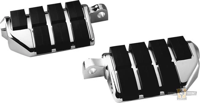 Rubber silentblok Dually ISO Pegs Verchroomd Harley-Davidson