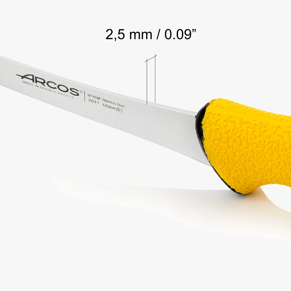 SEMI-RIGID BONING KNIFE DUO PRO SERIES 140 MM met stofkap
