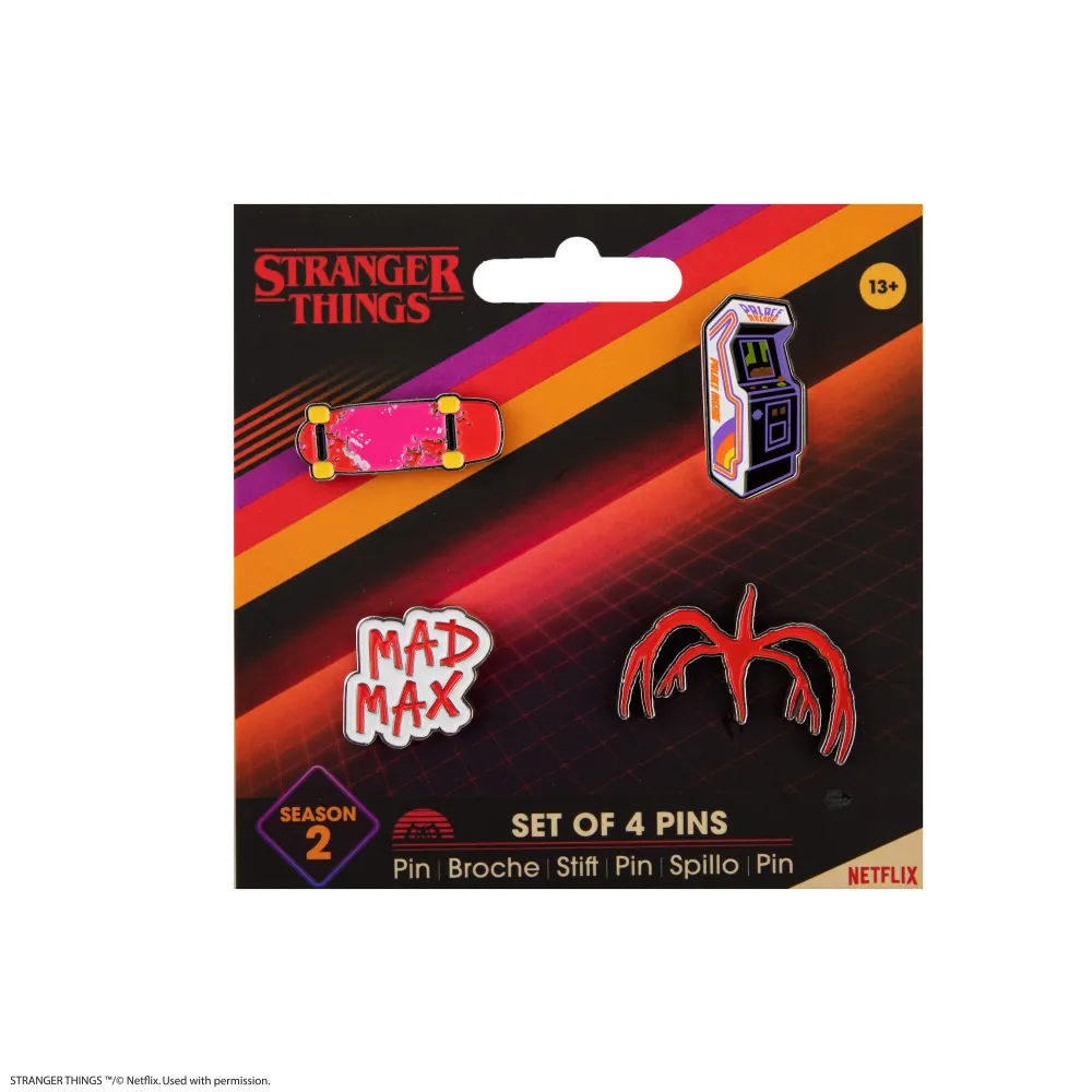 Set 4 Stranger Things Season 2 Pins