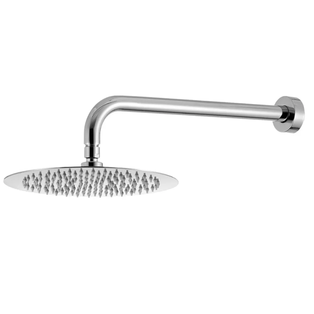 Shower kit two-way built- and 250mm round chrome-plated messing showerhead Echo