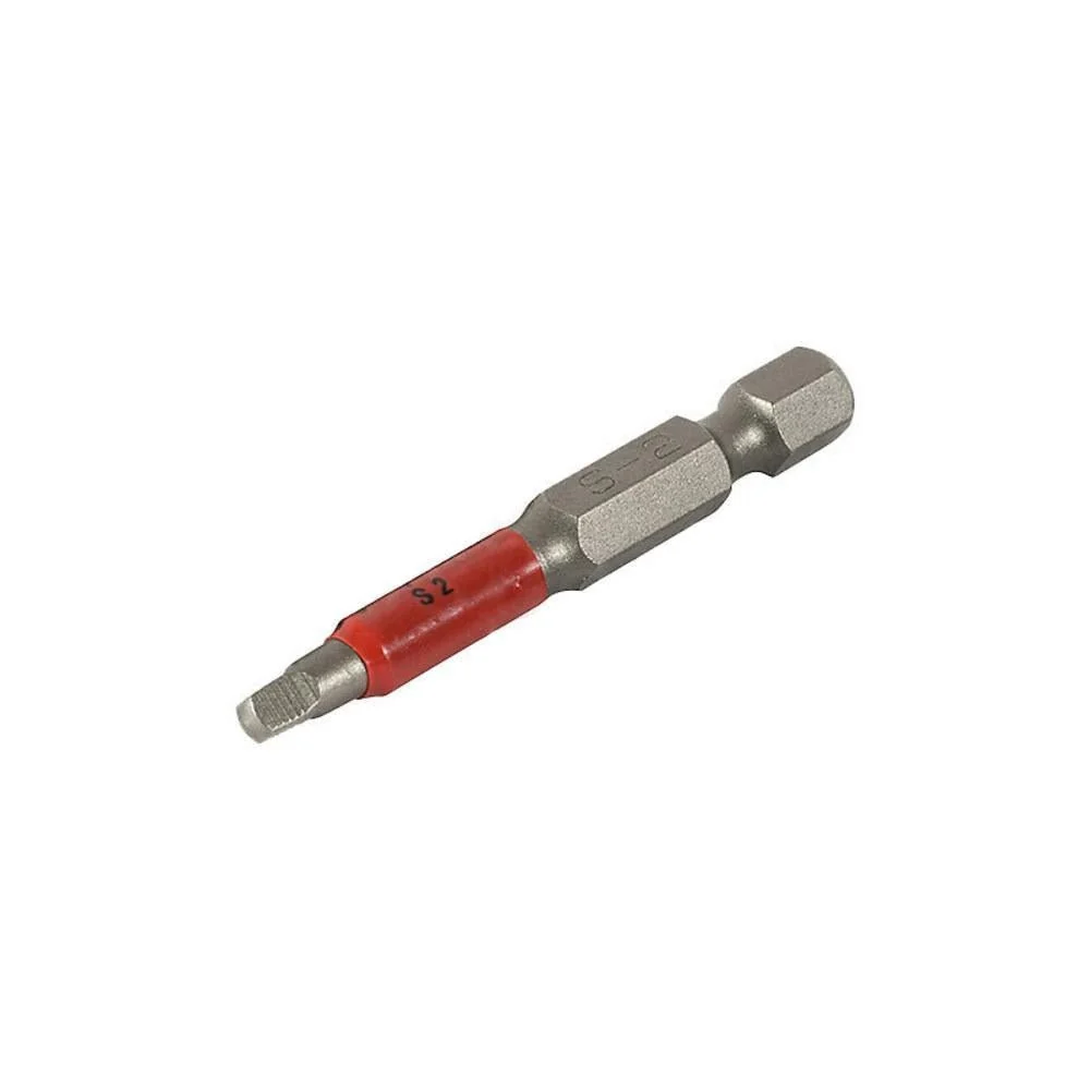 Square Driver Bits - No. 2, 1/4'' Shank, 2'' Lang