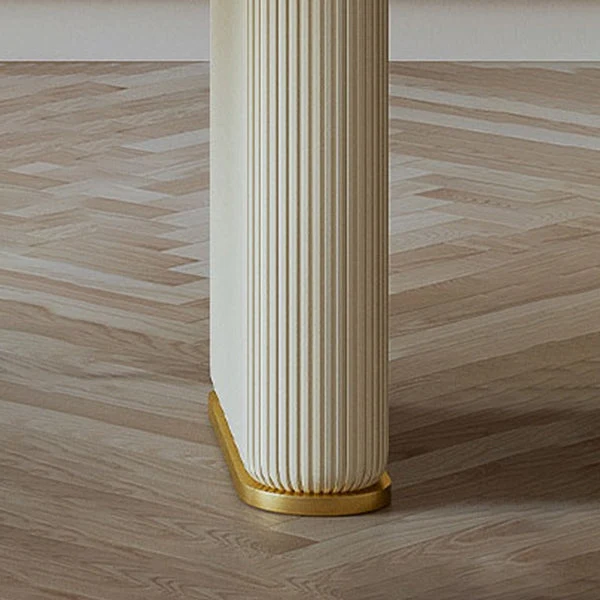 Stone Top Dining Table Modern Dining Table Tweemaal Pedestal Base 47