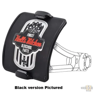 Twice-Clamp License Plate Base Plate Harley-Davidson met stofkap