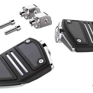Twin Rail passenger footpegs ST18-up Chr Harley-Davidson - Directe Montage
