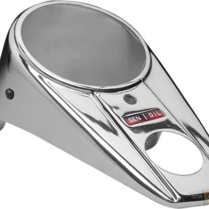 Two Light Dash Replacement Cover Chroom Harley-Davidson
