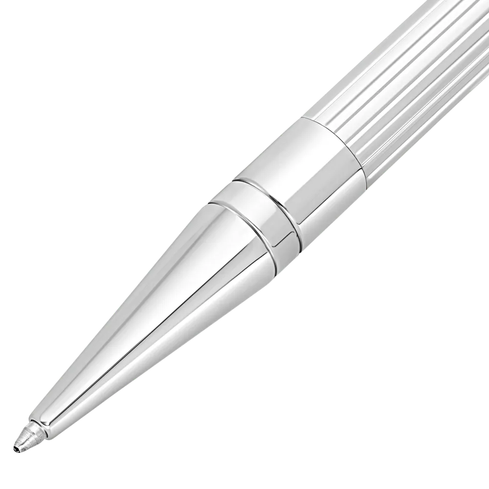 Veerpootlager S T Dupont D-Initial Ballpoint Pen - Duo Tone - Chroom Trim
