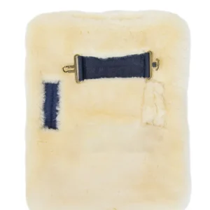 Vegan Sheepskin Chest Expander 1 Buckle ongemaakt 2