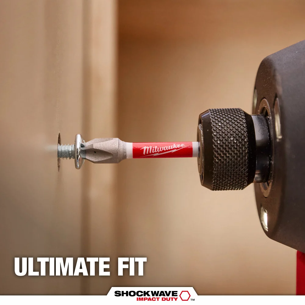 Verende bladveer MILWAUKEE 3 PC. SHOCKWAVE IMPACT DUTY™ PH2/SQ2/T25 Tweevoudig Ended Bits