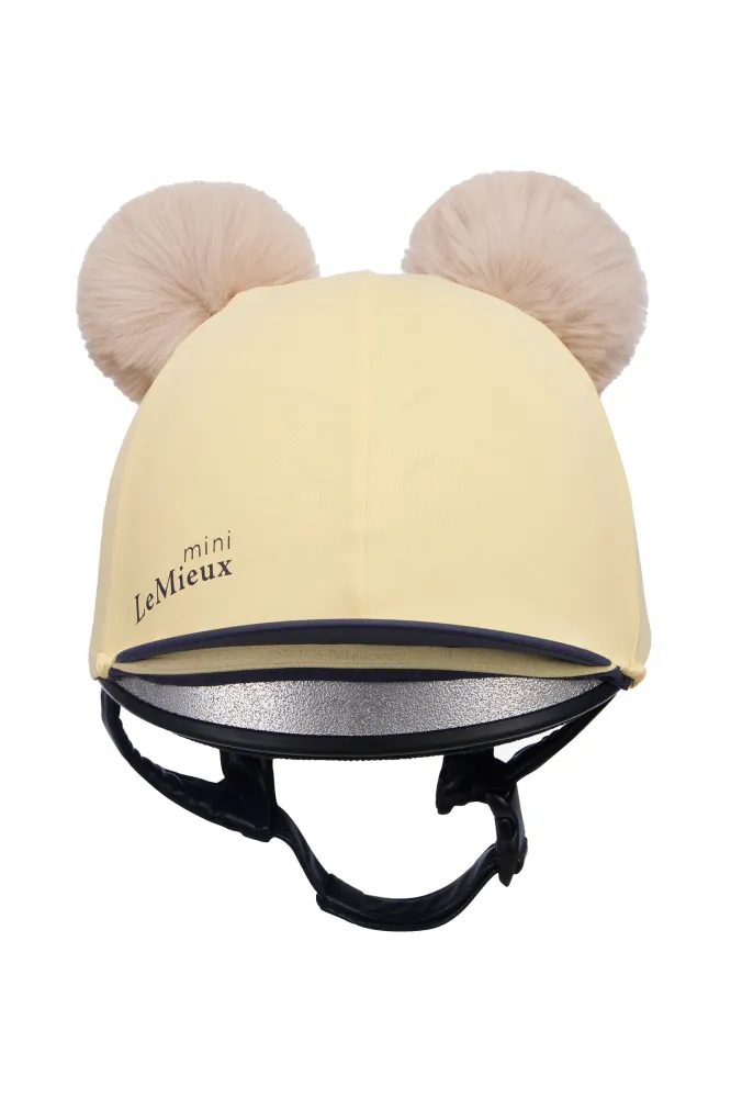 Verende bladveer Mini Double Pom Hat Zijde Mimosa Mini