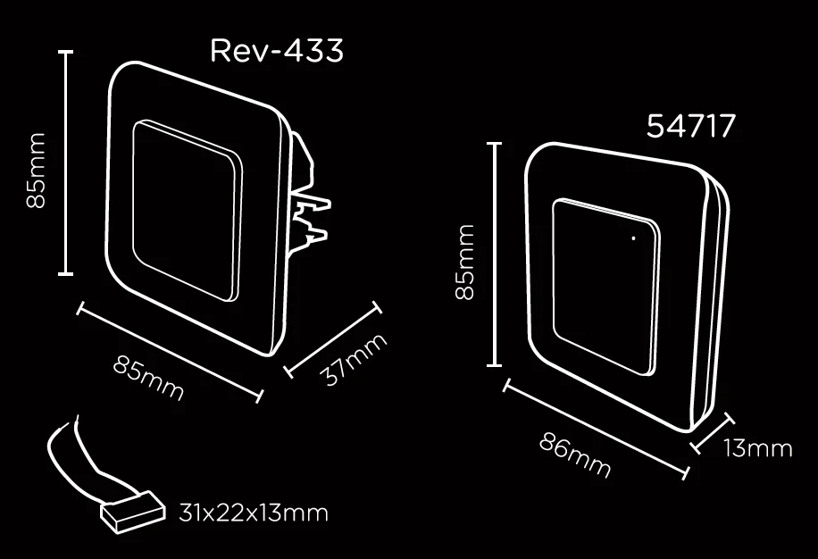 Wireless two-way switch kit