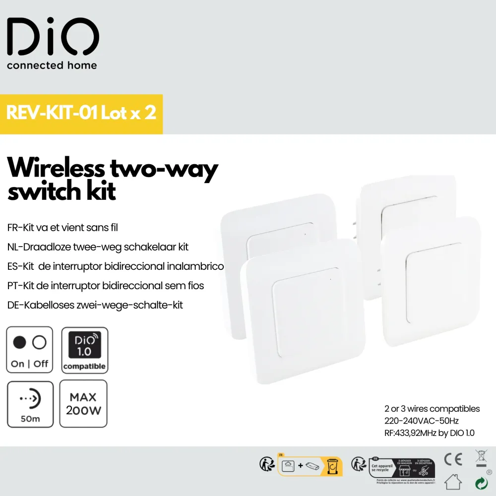Wireless two-way switch kit (Set 2)