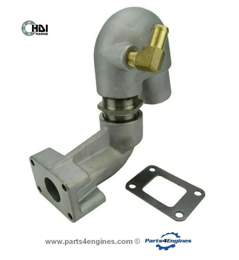 Yanmar 2GM20 Stainless Staal Exhaust Outlet