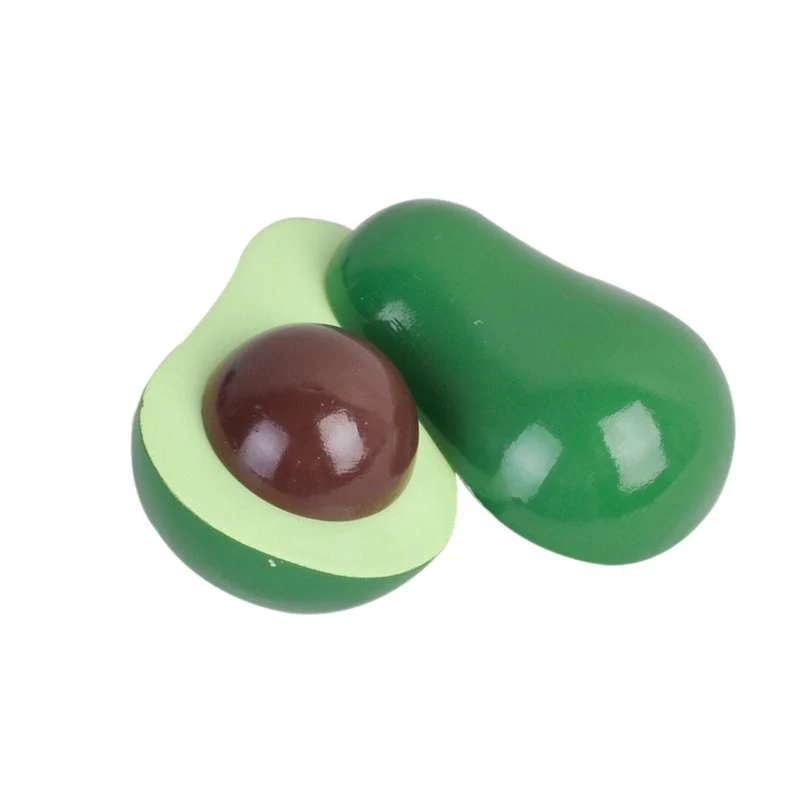 Zware Uitvoering MaMaMeMo Legemad i Træ - Avocado - 2 Dele