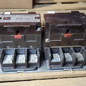 135 Amp, 100 hp, NEMA Size 4 Tweemaal Starter C50FN3