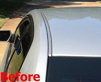 2003-2008 Toyota Matrix Black Carbonvezel Fiber Roof Top Trim Molding Kit