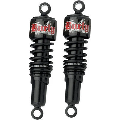 Amortiguadores Cortos 10.5" Para Harley-Davidson® Dyna® Burly Slammer Kit Zwart