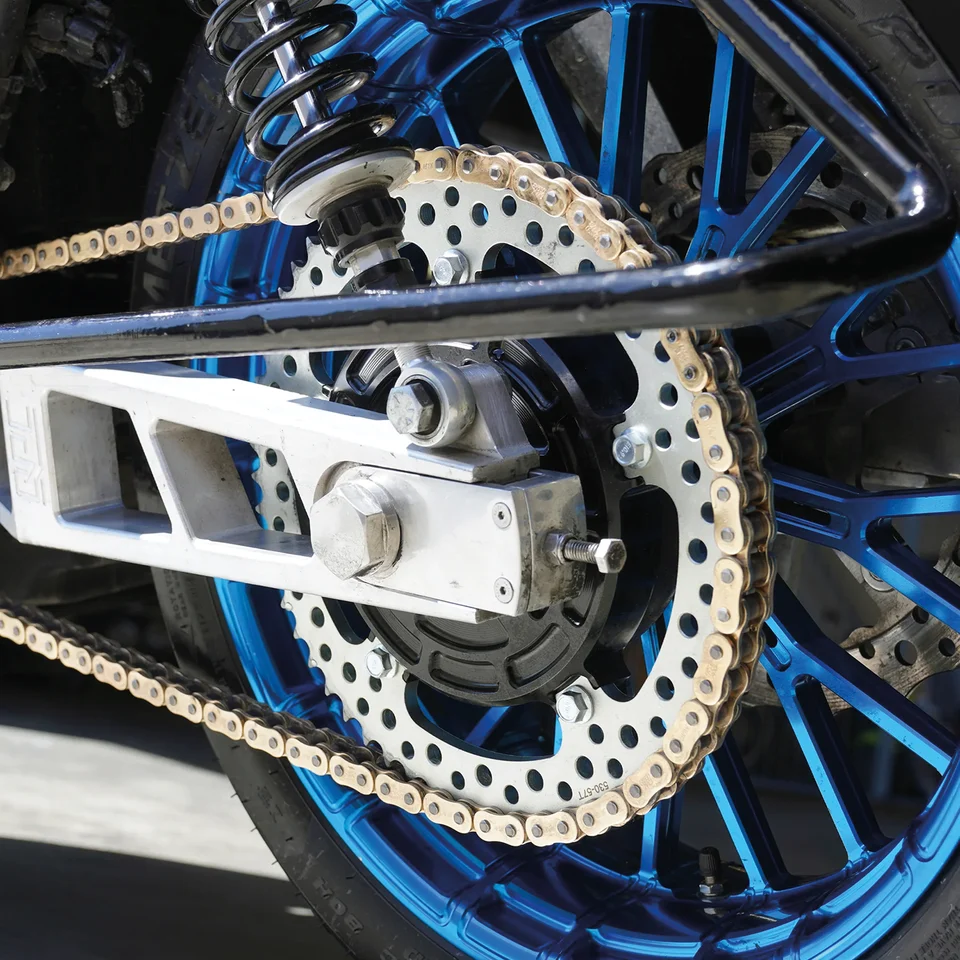 Conversión De Cadena De Transmisión Con Amortiguación Dentada Para Harley Davidso
