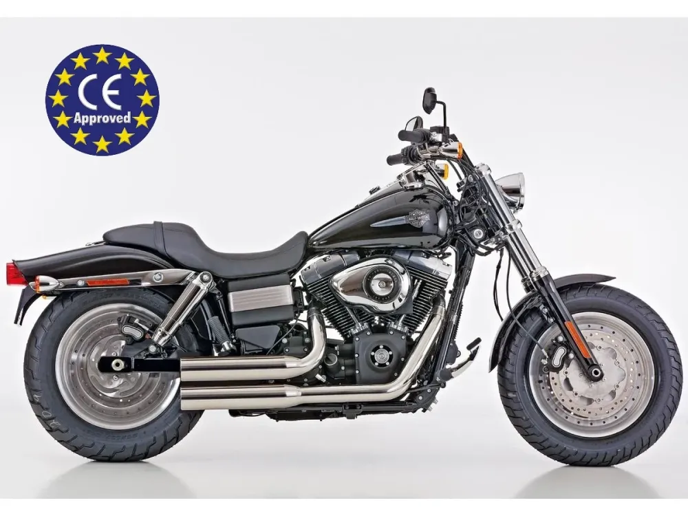 Escape Completo Homologado Para Harley-Davidson Dyna 2007-2017 RevTech ECE voor start-stop systemen