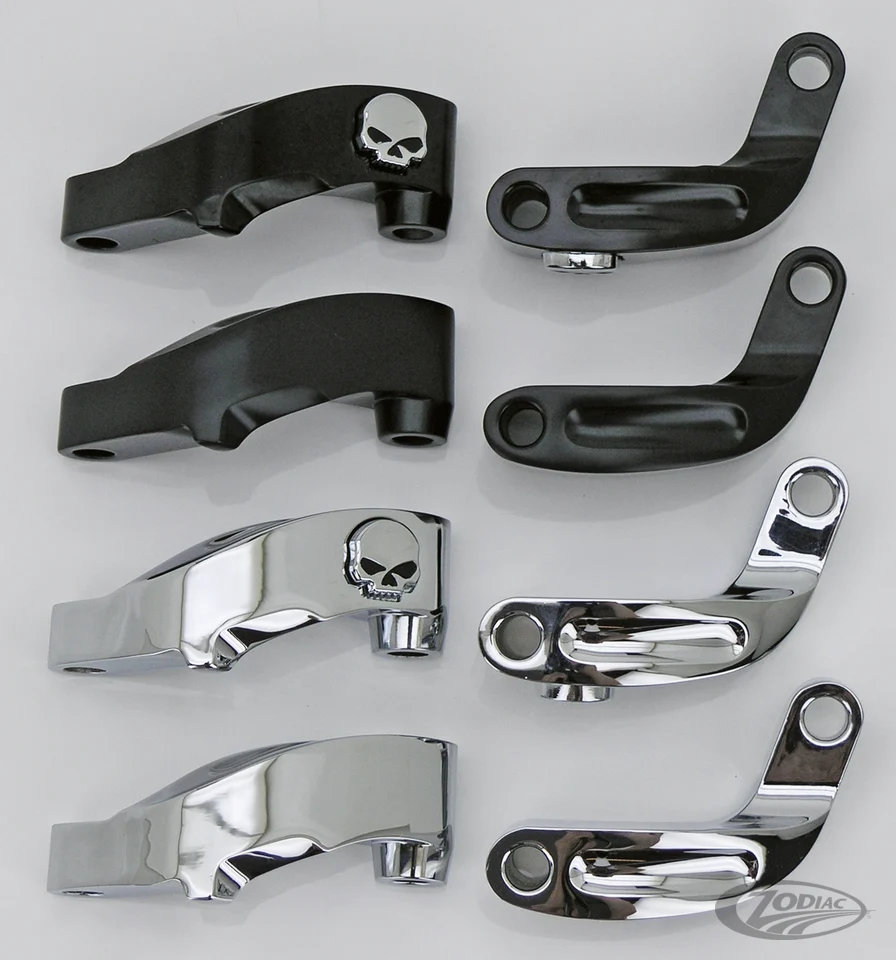 Kit De Extensión De Espejo Prime Cromado Para Harley-Davidson