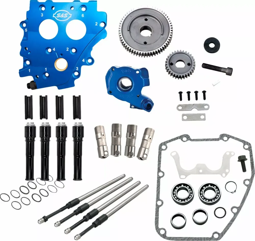 Kit De Transmisión Por Engranajes Para Twin Cam 99-06 (Excepto Dyna 06) Con Tubos De Varilla De Empuje Negros