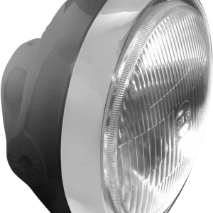 EMGO 61/4" KLASSIEK SIDE-MOUNT HEADLIGHT ASSEMBLIES HEADLAMP SIDEMOUNT BLK
