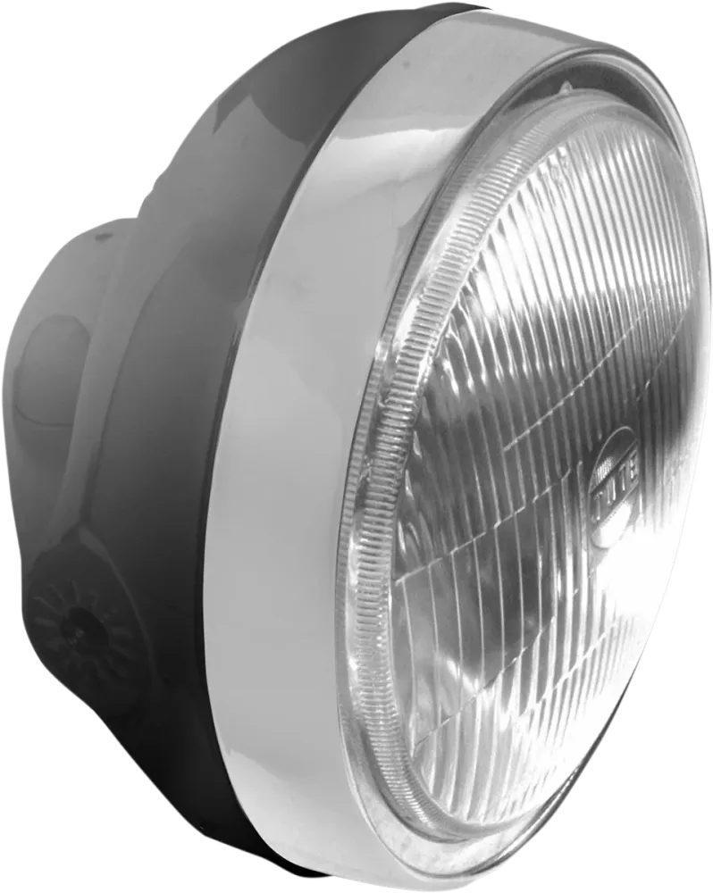 EMGO 61/4" TIJDLOOS SIDE-MOUNT HEADLIGHT ASSEMBLIES HEADLAMP SIDEMOUNT BLK met TÜV Goedkeuring