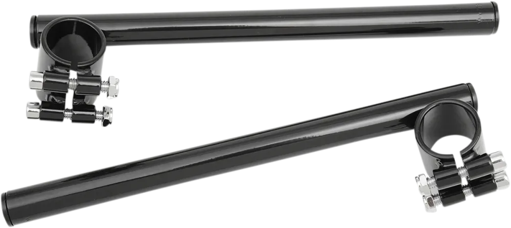 EMGO 7/8" STEEL CLIP-ON HANDLEBARS CLIP ON 7/8" 33MM EBBENHOUT