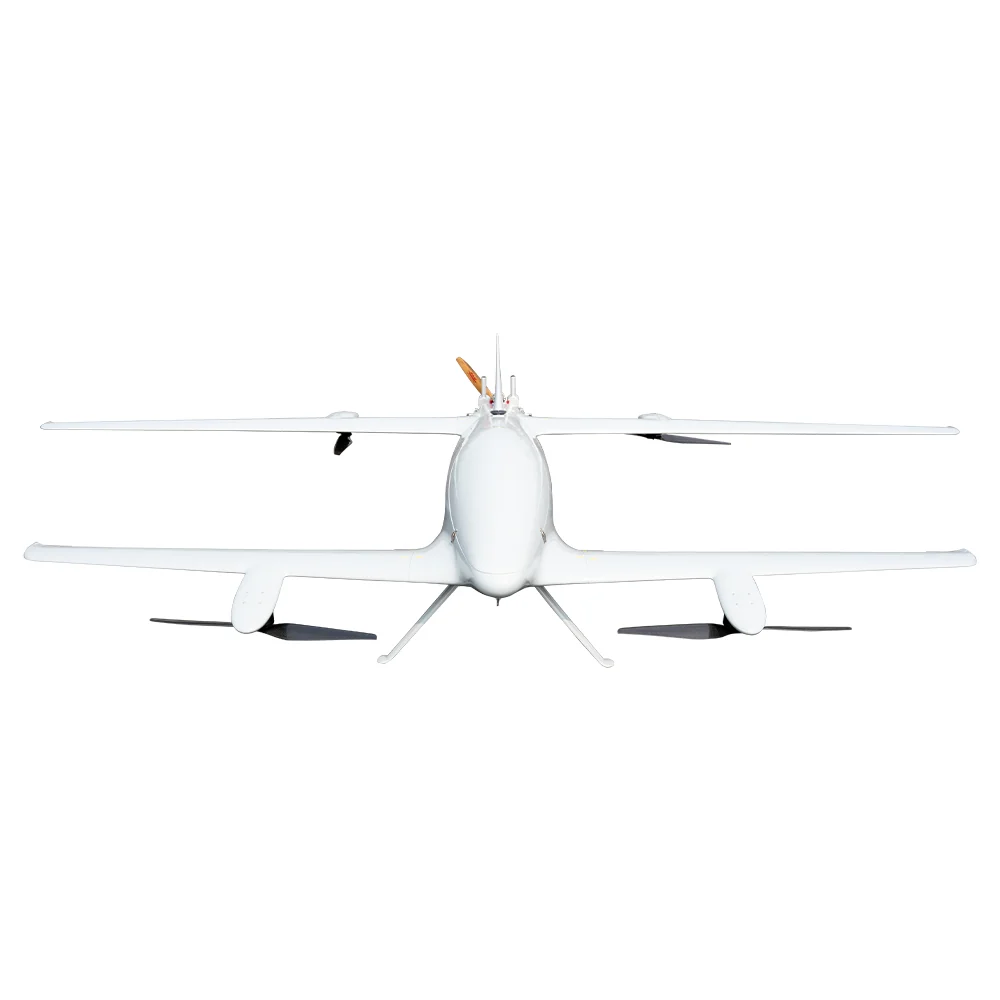 CUAV Raefly VT370 VTOL - 15KG Payload 10Hours FLight Time 10L Gasoline Electric Hybrid Tandem Wing VTOL UAV Fixed Wing Air...