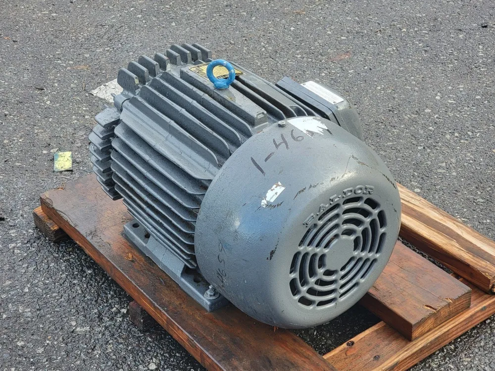 15 hp, 230/460 volts, 3525 rpm, 254T Electric Motor M7053T