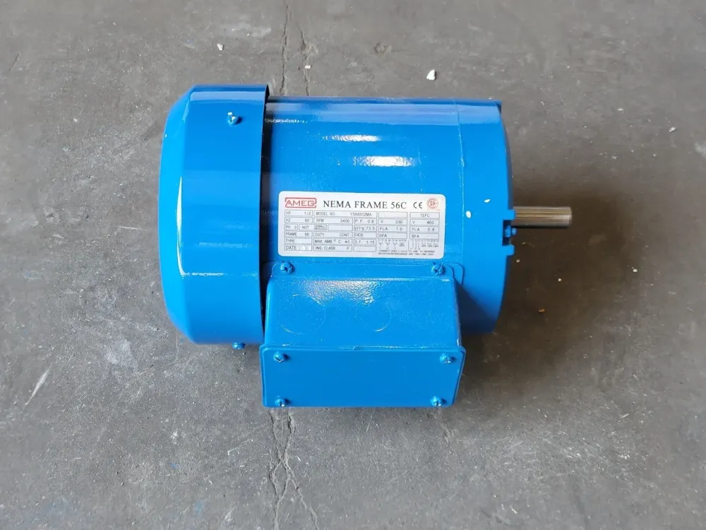 1/2 hp, 230/460 volts, 3400 rpm, 56 Electric Motor YSN5602MA
