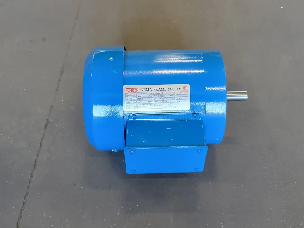 1 hp, 575 volts, 1700 rpm, 56C Electric Motor YSN5634GM
