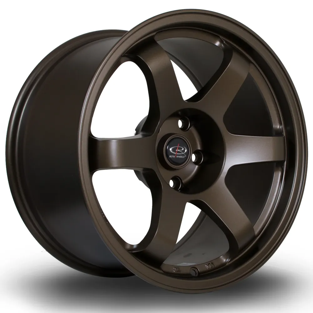 Rota Grid 17x9" 4x100 ET25, Koperbruin