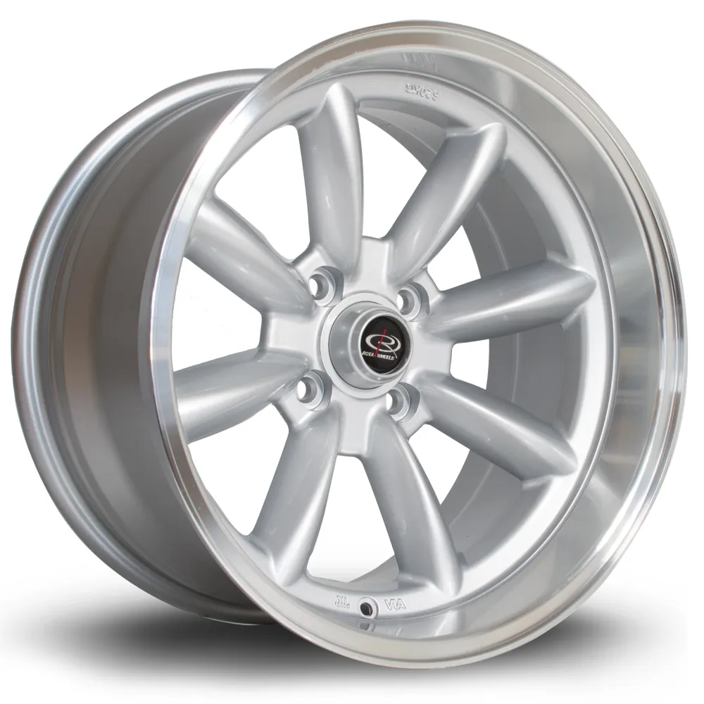 Rota RB-X 17x9" 4x114.3 ET-13, Platinagrijs
